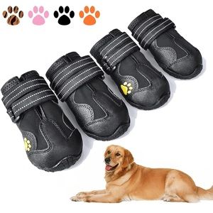Dog Boots,Waterproof Dog Shoes, Outdoor Dog Shoes for Medium to Large Dogs
